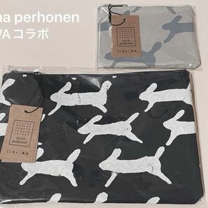 mina perhonen SIWA コラボ run run run ペンケースL コインケース 2点セット　新品未使用