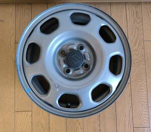 [即決] スズキ ハスラー MR31S/MR41S 純正ホイール 15×4.5J 4穴 スチール PCD100 ハブ径54mm 1本 手渡し可 格安処分