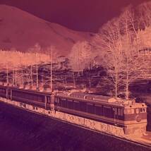 古い鉄道写真 ネガフィルム EF6435 EF81408 シュプール 雪中列車 その他 昭和 電車 （051601 _画像8