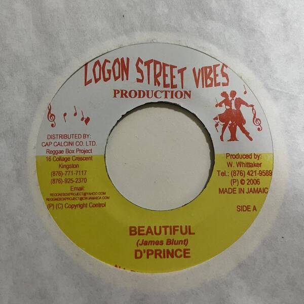 D PRINCE BEAUTIFUL LOGON STREET VIBES REGGAE