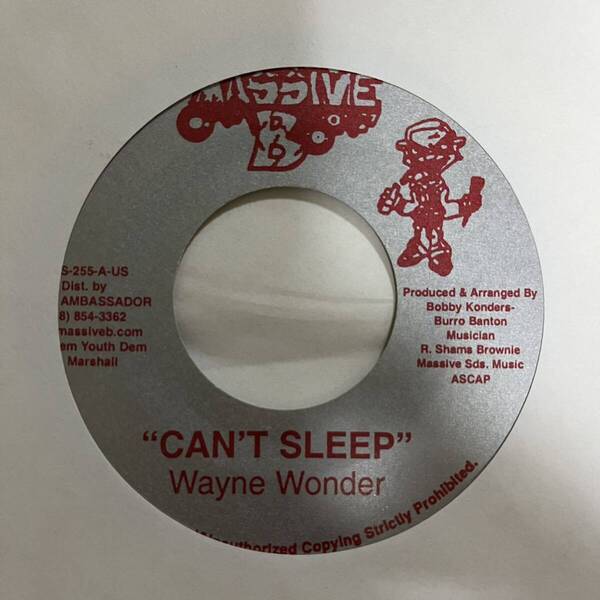 WAYNE WONDER CAN'T SLEEP CHOPPA CHOP REGGAE