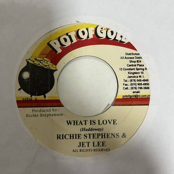 RICHIE STEPHENS JET LEE WHAT IS LOVE REGGAE
