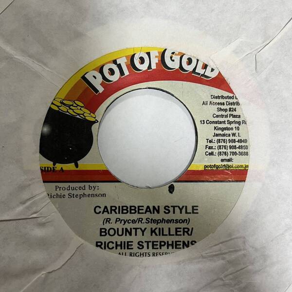 BOUNTY KILLER RICHIE STEPHENS CARIBBEAN STYLE TV TRACK REGGAE