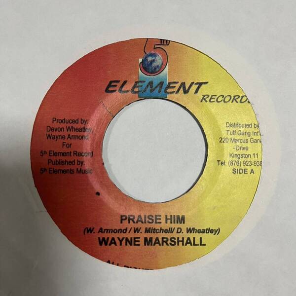 WAYNE MARSHALL PRAISE HIM RIGHTEOUS YOUTH RIDDIM REGGAE