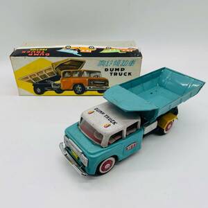 【ブリキ玩具】当時物 ブリキ ダンプ トラック フリクション 中国製 ビンテージ 昭和レトロ