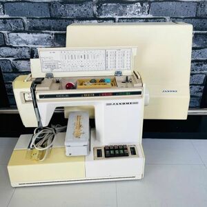 ht3023【120】//JANOME★ジャノメミシン　EXCEL20　フットペダル付き　手工芸　ハンドクラフト　627　通電OK