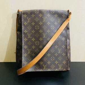 yt4006【80】//LOUIS VUITTON★ルイヴィトン　モノグラム　ショルダーバッグ　ミュゼット・サルサ　ロング