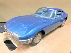 【通電動作未確認】野村トーイ TOYOTA 2000GT ブリキ ブルー トヨタ 1円~　S3375