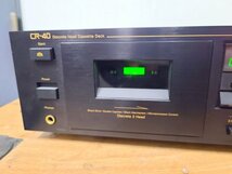 【ジャンク品】Nakamichi CR-40 カセットデッキ ナカミチ 1円～　Y7090_画像3