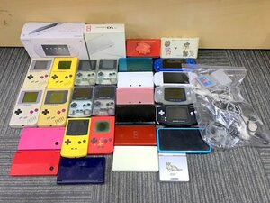 【ジャンク品】Nintendo ゲームボーイアドバンス SP カラー DS Lite 3DS SONY PSP 他 ゲーム機 本体 29個セット 任天堂 ソニー 1円~　S3441