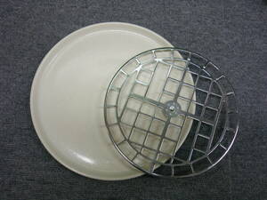 ■[送料無料]　HITACHI オーブンレンジ丸皿 直径約28cm・網1枚 MRO-TT5用 中古品　[同梱不可]■