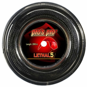 ★pro'spro Lethal 5 200m 1.28mm Black★ポリエステル