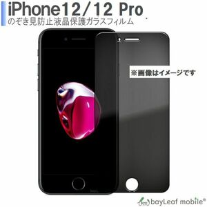 iPhone12/12 Pro 覗き見防止 ガラスフィルム プライバシー保護 フィルム