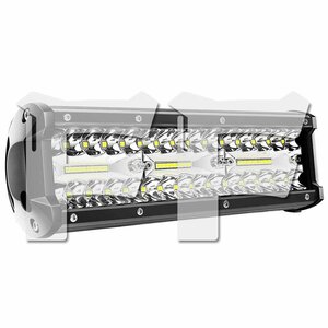 9インチ LED ワークライト 作業灯 180W 6500K ホワイト 照明 トラック SUV ボート 建設機械 12V/24V兼用 SM180W 1個 新品