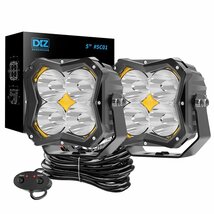 送料無料.. 5インチ 作業灯 LED ワークライト 50W スポット DRL ホワイト 遠距離照射 ストロボ ワイヤーハーネス付属 ジープ ジムニー SUV_画像9