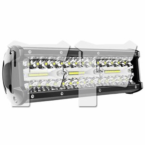 送料無料.. 9インチ LED ワークライト 作業灯 180W 6500K ホワイト 照明 トラック SUV ボート 建設機械 12V/24V兼用 SM180W 1個 新品