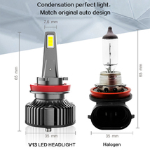 H7 LED ヘッドライト フォグランプ 9000LM 45W 新車検対応 LMPチップ 6500K ホワイト HIDからLED化 高品質 V13-H7 2個_画像3