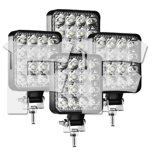 LED ワークライト 作業灯 4インチ 48W トラック バイク ランクル FX48W 12V/24V 補助灯 新品 前照灯 6500K ホワイト 照明 4個