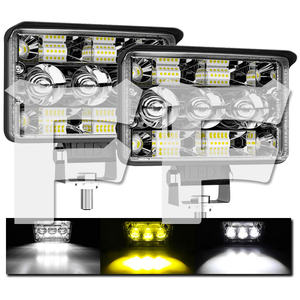 3モードタイプ LED ワークライト 5インチ 156W 作業灯 投光器 前照灯 トラック ホワイト イエロー 黄白 12V~24V T5C-156W 2個 新品