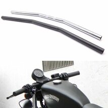 送料無料.. 25mm ハンドルバー ハーレー ヤマハ ホンダ スズキ カワサキ..など CG125 GN125 オートバイ メッキ 汎用 HandleBar-I25 新品_画像4