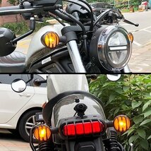 ホンダ Honda REBEL CMX 300 250 500 1100 2017-2021年式 オートバイ ウインカーライト テールライト 保護カバー RC300 新品_画像4