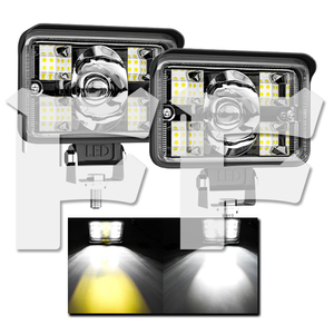 送料無料.. LED 70W 3インチ 2モードタイプ ワークライト 作業灯 新品 前照灯 トラック ホワイト イエロー 黄白 12V~24V兼用 T3C-70W 2個