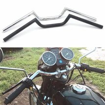 22mm ハンドルバー ハーレー ヤマハ ホンダ スズキ カワサキ..など CG125 GN125 オートバイ メッキ 汎用 HandleBar-M22 新品_画像4