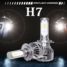 送料無料.. H7 36W LED ヘッドライト CSPチップ 新車検対応 6500K 二面発光 簡単取付 ホワイト 9000LM 高品質 P8 2個 新品_画像2