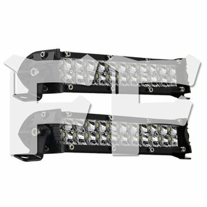 送料無料.. 8インチ LED ワークライト 作業灯 60W SUV ATV ボート JEEP 車幅灯 建設機械 照明 12V/24V 6500W ホワイト 8C-60W 2個 新品