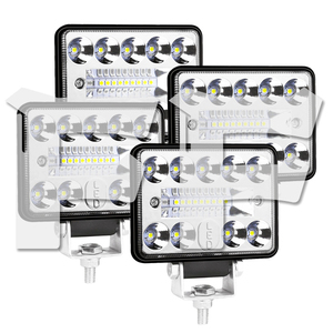 LED 作業灯 ワークライト 3インチ 54W ホワイト 6500K 新品 投光器 前照明灯 建設機械 トラック SUV 3C-54W 12V/24V 4個