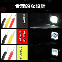 送料無料..4インチ 30W LED ワークライト 作業灯 前照灯 イカリング 新品 投光器 SUV バイク 12V/24V兼用 6500K|ホワイト 4C-30WTS 2個_画像3