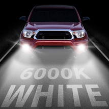 送料無料.. For Toyota Tacoma Solara Sequoia Tundra Fog Light ホワイト 4x4 LED フォグランプ アップグレード DOT認定品 MS-TM0511 新品_画像6