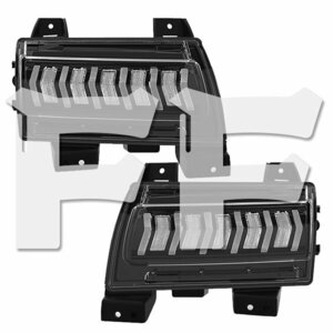 送料無料.. Jeep Wrangler JL Sahara Rubicon Overland Rubicon DRL 2018-UP 流れるウインカーライト 30W 色選択:灰色・透明 MS-JLTR9 新品