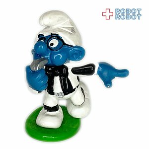  Smurf рефери #20191 PVC фигурка SMURF #20191 Referee Smurf PVC figure MADE IN HONG KONG загрязнения есть 