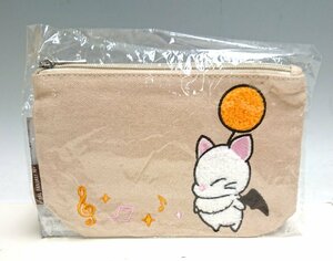 ◇【未使用】ファイナルファンタジー14 スクエニカフェ限定 刺繍ポーチ【モーグリ】FINAL FANTASY XIV FF14