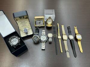 #738A 【コレクター必見】 時計おまとめ 全12種 SEIKO セイコー Casio カシオ WINNER ウィナー等 動作未確認