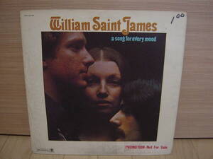 LP[SSW] プロモ MAURY MUEHLEISEN 参加 WILLIAM SAINT JAMES A SONG FOR EVERY MOOD ウィリアム・セント・ジェイムス