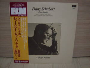 LP[CLASSIC] 帯 ECMクラシック第1弾 ウイリアム・ナボレ シューベルト・ピアノ・ソナタ「遺作/レリーク」TRIO/ECM PAC-2051