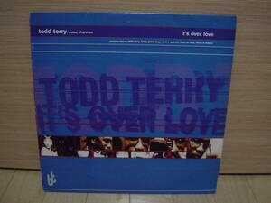 12”[CLUB/DANCE/HOUSE] TODD TERRY PRESENTS SHANNON IT'S OVER LOVE MERCURY 1997 トッド・テリー