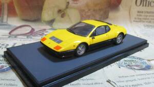 ☆絶版*BBR完成品*1/43*1976 Ferrari 512BB イエロー*フェラーリ≠MR