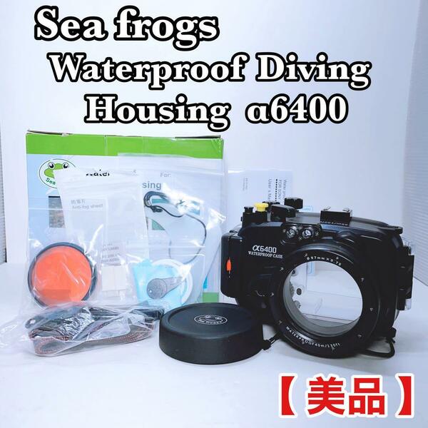sea frogs a6400 α6400 水中カメラハウジング 防水ダイビングケース WATER PROOF CASE【美品】