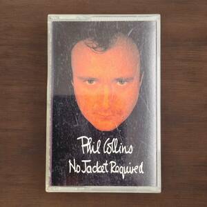 Phil Collins/No Jacket Required Phil * Collins 3rd album cassette tape hit bending One More Night compilation 