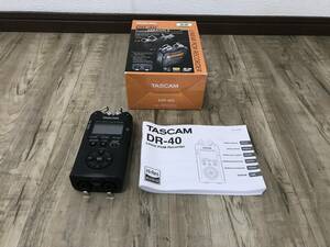 ID5295: TASCAM linear PCM recorder DR-40 VER2 handy recorder 24bit/96kHz correspondence condenser microphone correspondence 