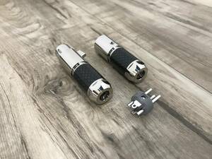  Nakamura factory ATC-XLR1 XLR cable plug pair 