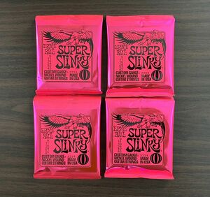 ERNIE BALL アーニーボール Super SLINKY 2223 09-42 エレキギター弦 4セット 送料無料