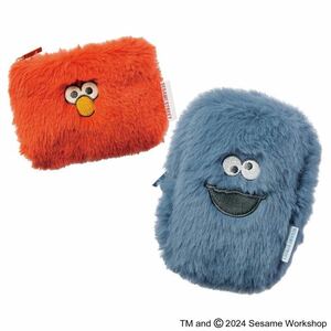 [SPRiNG 2024 year 4 month number appendix ] Elmo . Cookie Monster. soft pouch ( unopened goods, but shipping when breaking the seal do middle box removed . shipping )