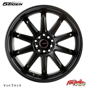 送料無料 ゴジゲン FIREBALL RR (MBK) 7.5J-18 +53 5H-114.3 (18インチ) 5H114.3 7.5J+53【1本単品 新品】