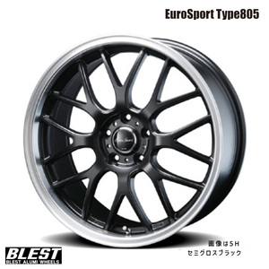 送料無料 ブレスト Euro Sport Type805 (SGB) 7J-17 +42 4H-100 (17インチ) 4H100 7J+42【1本単品 新品】