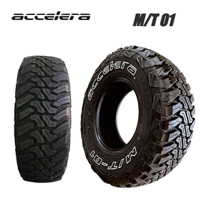 送料無料 アクセレラ ホワイトレター 【2本セット 新品】 accelera M/T01 M/T01（OWL） 285/70R17 LT121/118 Q