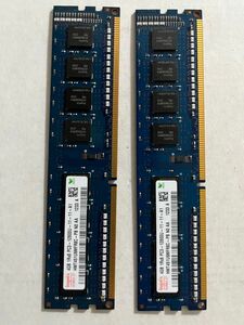動作品 Hynix PC3-12800U 4GB 2枚 8GB DDR3 1600 メモリ　即時支払いできる方限定特価品